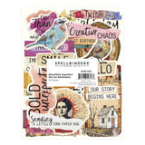 Spellbinders Die Cut Sentiments - 110 pc Beautifully Imperfect