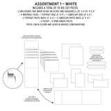 49 And Market Create-An-Album Foundation Inserts Assort 1 White