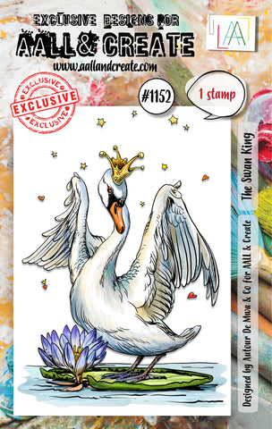 AALL and Create - A7 Stamp Set - The Swan King #1152