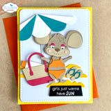 Elizabeth Craft Metal Die -Beach Scenery