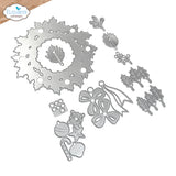 Elizabeth Craft - Holiday Wreath dies