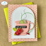 Elizabeth Craft Designs - Romantic Revival Collection - Dies - Tea Time