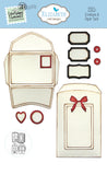Elizabeth Craft Designs - Romantic Revival Collection - Dies - Envelopes and Paper Sack