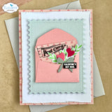 Elizabeth Craft Designs - Romantic Revival Collection - Dies - Envelopes and Paper Sack
