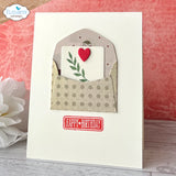Elizabeth Craft Designs - Romantic Revival Collection - Dies - Envelopes and Paper Sack