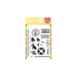 Waffle Flower Postage Collage Beach Days Stamp Set