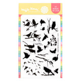 Waffle Flower Postage Collage Wild Birds Stamp Set