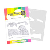 Waffle Flower Coastline Die-n-stencil