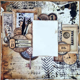 3Quarter Designs Eclectic Clocks 12x12 Design Paper & Diecuts Set