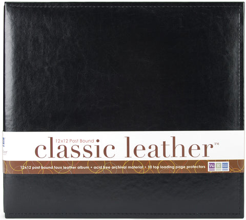 We R Classic Leather Album - Post album Black