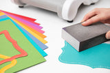 Sizzix - Surfacez Revealz Sandable Cardstock A4, Jewel, 40PK