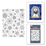 Spellbinders Snowfall Shimmer BetterPress Plate from the Wonderland Collection