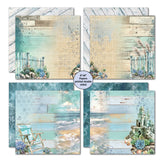 3Quarter Designs Coastal Boardwalk 8x8 Paper Pack