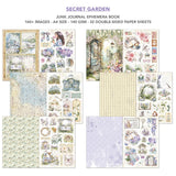 Ciao Bella Secret Garden Junk Journal Ephemera Book A4 32/Pkg