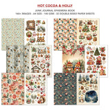 Ciao Bella - Hot Cocoa & Holly Junk Journal Ephemera Book A4 32/Pkg
