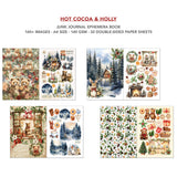 Ciao Bella - Hot Cocoa & Holly Junk Journal Ephemera Book A4 32/Pkg