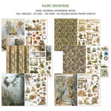 Ciao Bella Fairy Whispers Junk Journal & Ephemera Book A4 32/Pkg