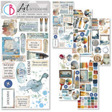 Ciao Bella An Artist Journey Transparent Adhesive Sheets 5/Pkg