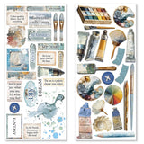 Ciao Bella An Artist Journey Transparent Adhesive Sheets 5/Pkg