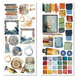 Ciao Bella An Artist Journey Transparent Adhesive Sheets 5/Pkg