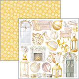 Ciao Bella Sparkling Christmas Paper Pad 12"x12" 12/Pkg