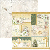 Ciao Bella Sparkling Christmas Paper Pad 12"x12" 12/Pkg