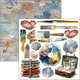 Ciao Bella An Artist Journey Fussy Cut Pad 6"x6" 24/Pkg