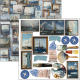 Ciao Bella An Artist Journey Fussy Cut Pad 6"x6" 24/Pkg