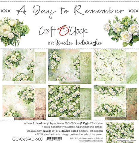 Craft O'Clock A DAY TO REMEMBER 12x12 Paper Collection
