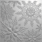 Crafter’s Companion 3D Embossing Folder 5.5”x5.5” - Stylish Snowflakes