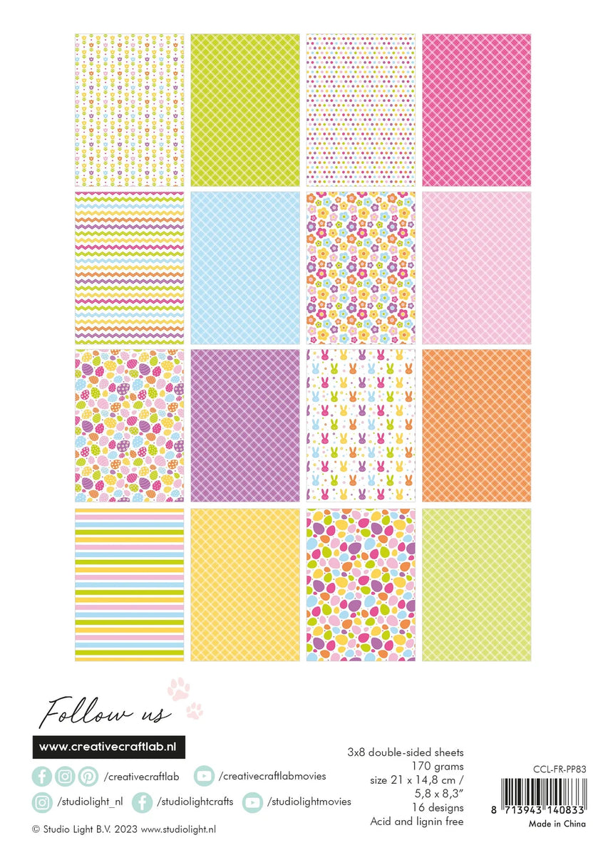 Studio Light Friendz Paper Pad 8.25