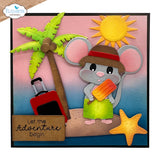 Elizabeth Craft Stamp -Summer Travel Sentiments