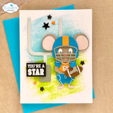Elizabeth Craft Stamp -Sport Sentiments