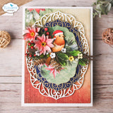 Elizabeth Craft - Festive Holly Sentiments stamps
