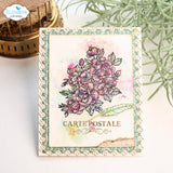 Elizabeth Craft Designs - Romantic Revival Collection - Clear Photopolymer Stamps - Playing Card Collage