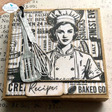 Elizabeth Craft Stamp -Let's Cook Stamp and Die Set