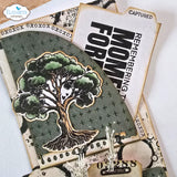 Elizabeth Craft Stamp -Tree of Life Stamp and Die Set