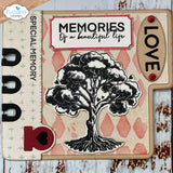 Elizabeth Craft Stamp -Tree of Life Stamp and Die Set