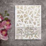 Creative Expressions Broken Glass DL Stencil 4 in x 8 in