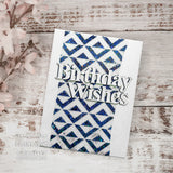 Creative Expressions Tip Top DL Stencil 4 in x 8 in