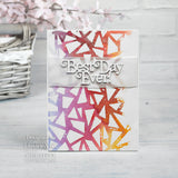 Creative Expressions Broken Glass DL Stencil 4 in x 8 in