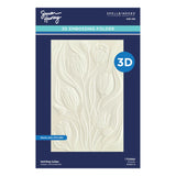 Spellbinders TWIRLING TULIPS 3D EMBOSSING FOLDER FROM THE TULIP GARDEN COLLECTION BY SIMON HURLEY