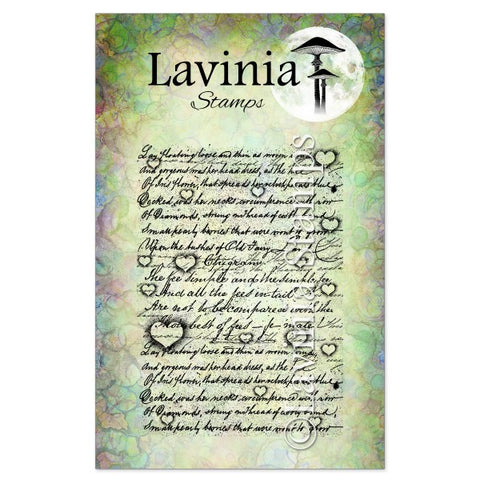 Lavinia - Background Script Stamp