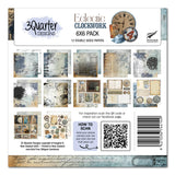 3Quarter Designs Eclectic Clocks 6x6 Paper Pack