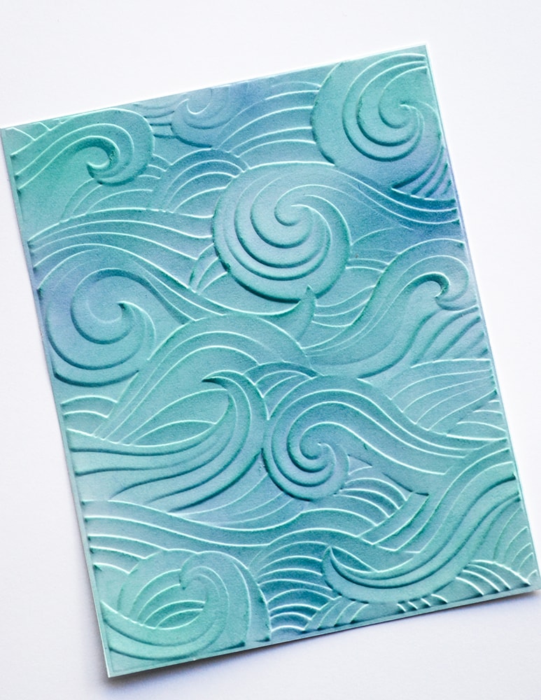 Memory Box Waves 3D Embossing Folder – Scrap en masse