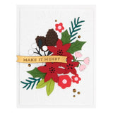 Spellbinders Make It Merry Florals Etched Dies from the Make It Merry Collection