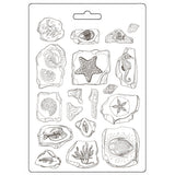 Stamperia Soft Mould A5 - Silent Sea fossils