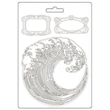 Stamperia Soft Mould A5 - Silent Sea wave