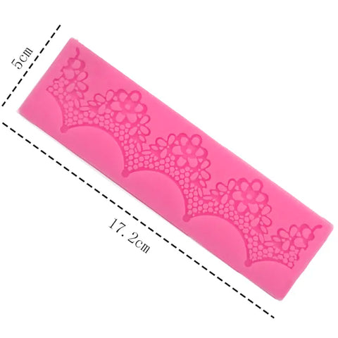 Sugarcraft - Lace mold solicone mat - Flowery lace