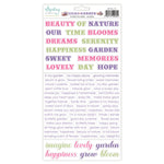 Mintay Papers Sticker Set - LILAC GARDEN - INSCRIPTIONS